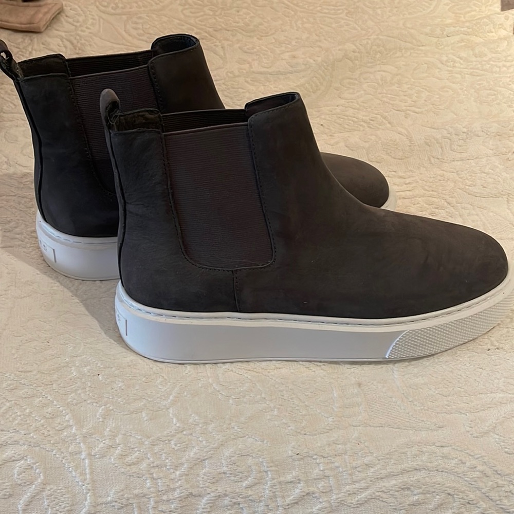 J/Slides Suede Mika Slip-on High-tops *never worn